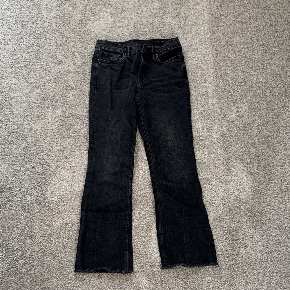 All Saints Zoe Cropped Bootcut Jeans- Classic Everyday Style